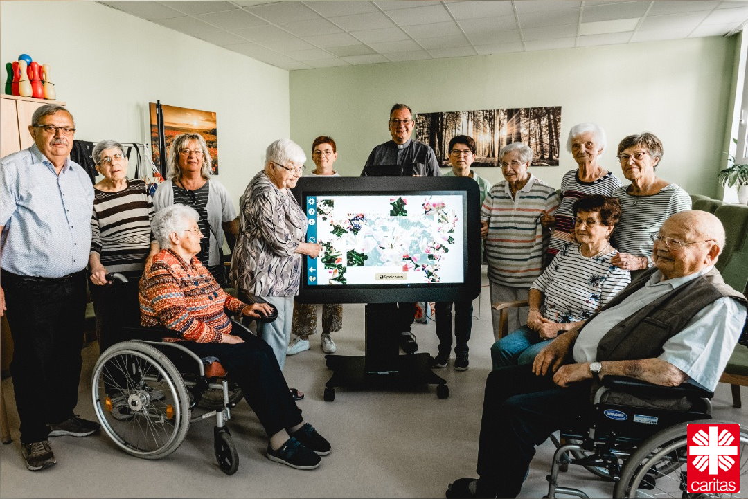 Foto zur Care Table-Spendenaktion des KPFV und der Caritas Saar Hochwald (mit freundlicher Genehmigung der Caritas Hochwald)
