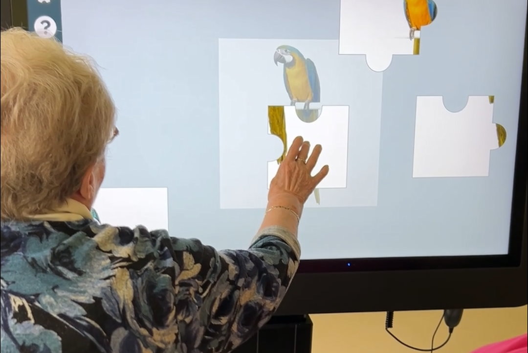 Beitragsbild zum Video Care Table - Puzzeln