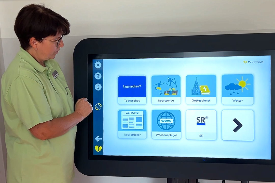 Beitragsbild zum Video Care Table - Medien