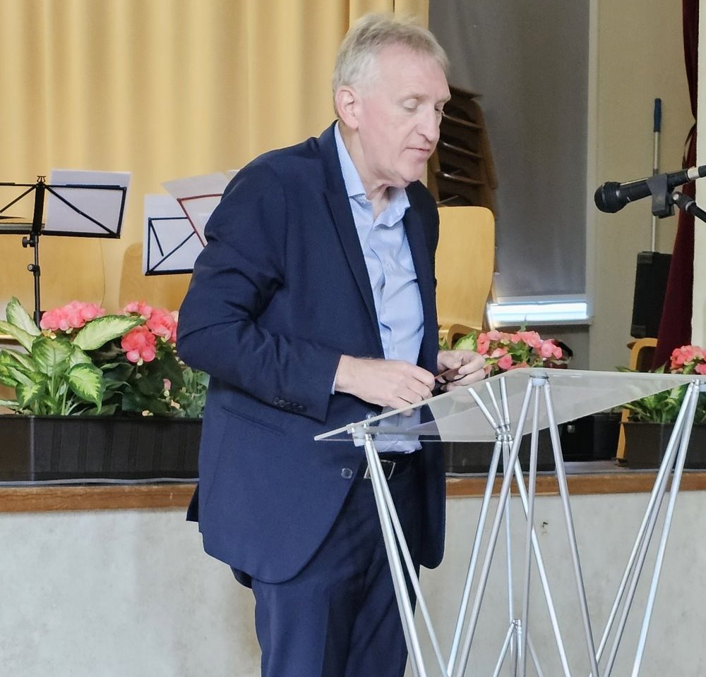 Landrat Patrik Lauer war der erste Grußredner